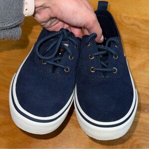 Sperry Navy Blue Corduroy Shoes